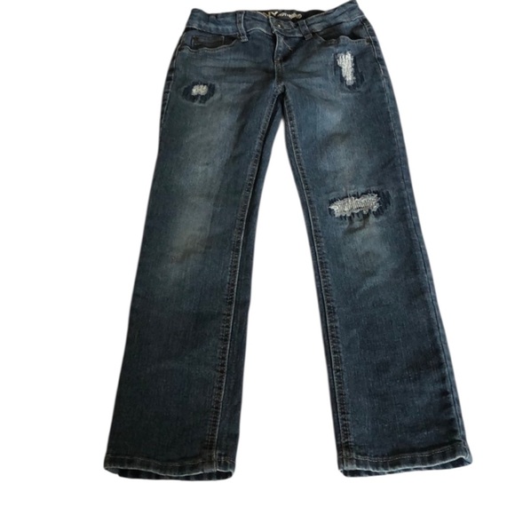 Giles size 10 DKNY boyfriend blue jeans with adjustable waistband - Picture 1 of 12